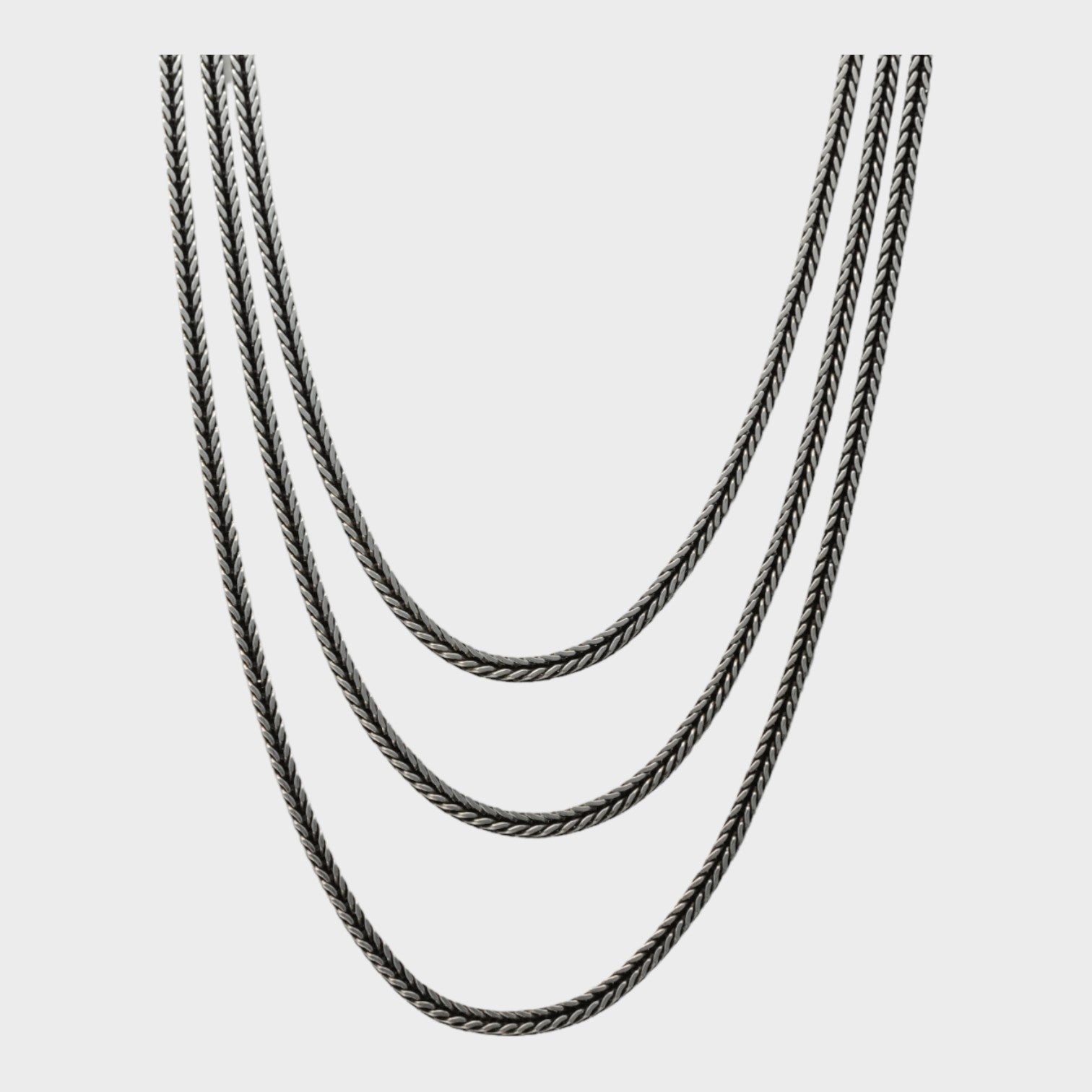 Chaîne en argent sterling Chaos Apparente