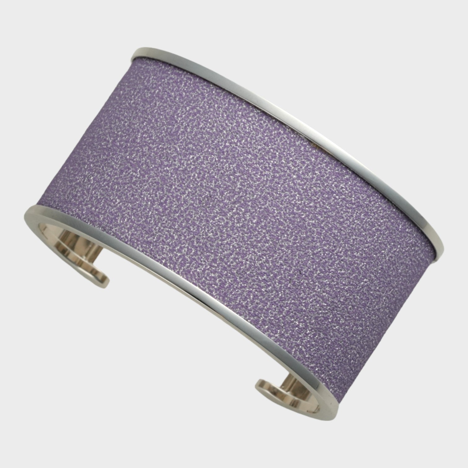 Bracelet manchette en poussière de diamant