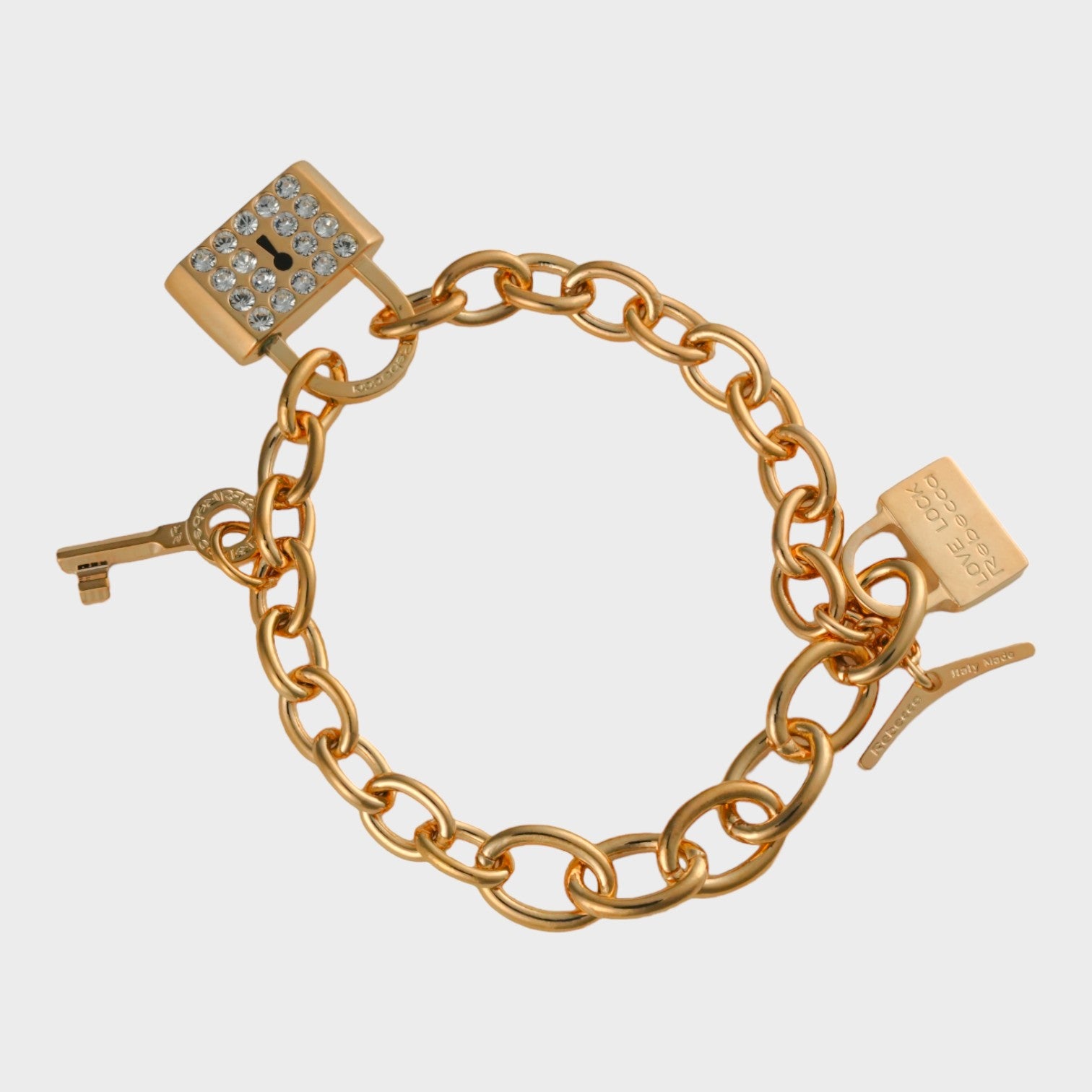 Bracelet cadenas et clé