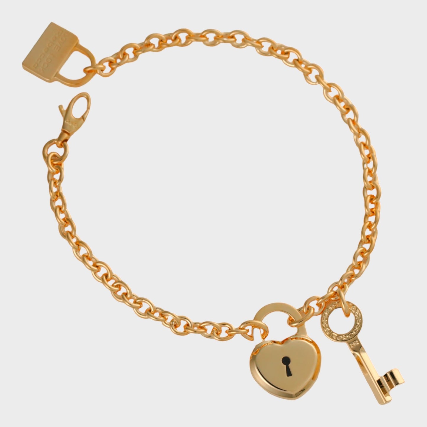 Heart Lock & Key Bracelet