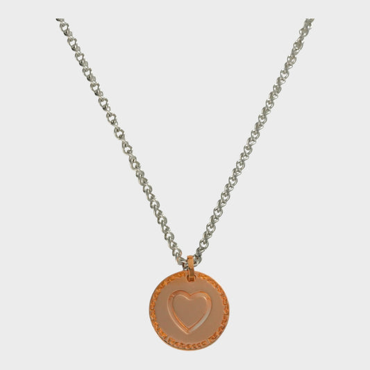 Heart Medallion Chain