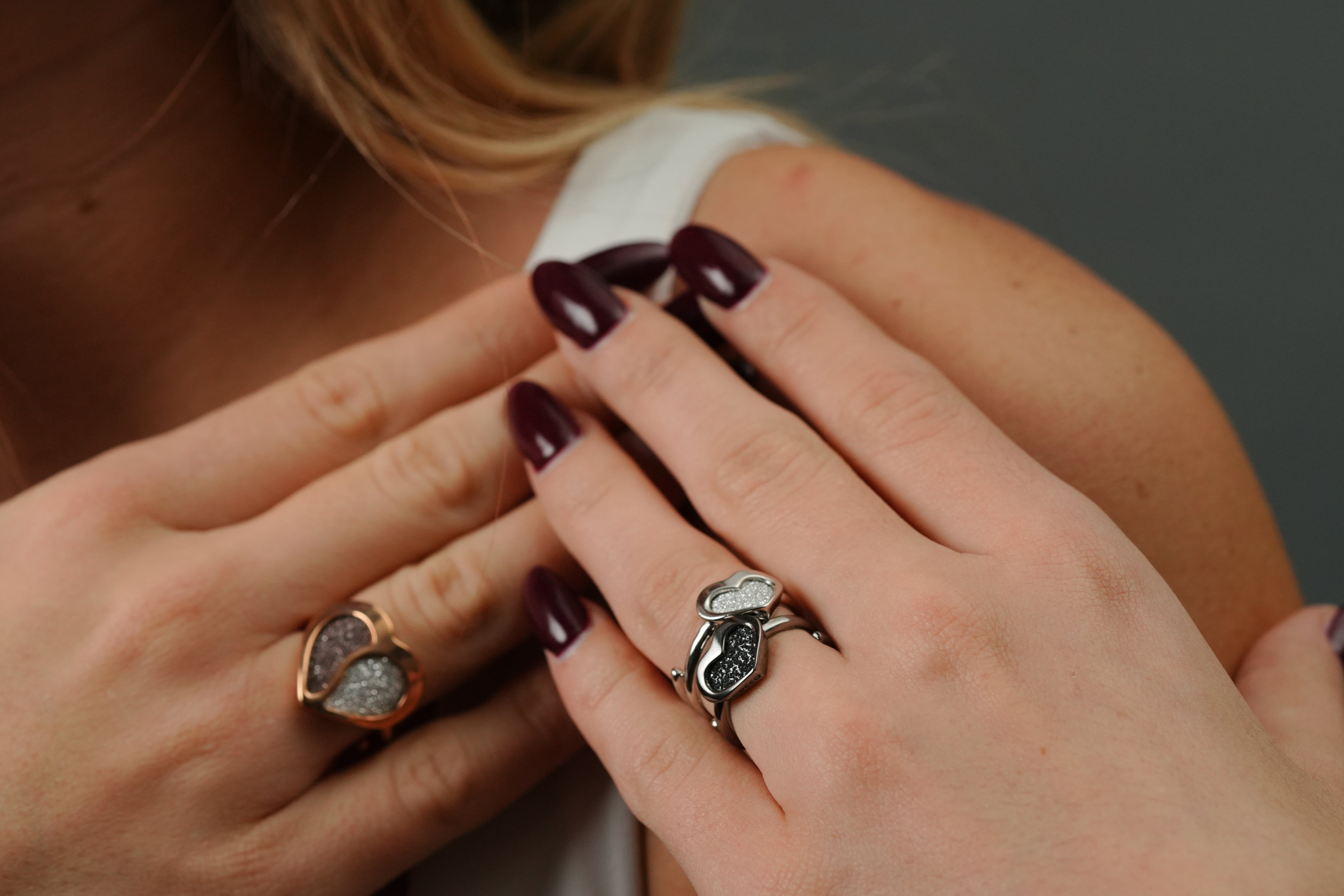 Bague en forme de cœur