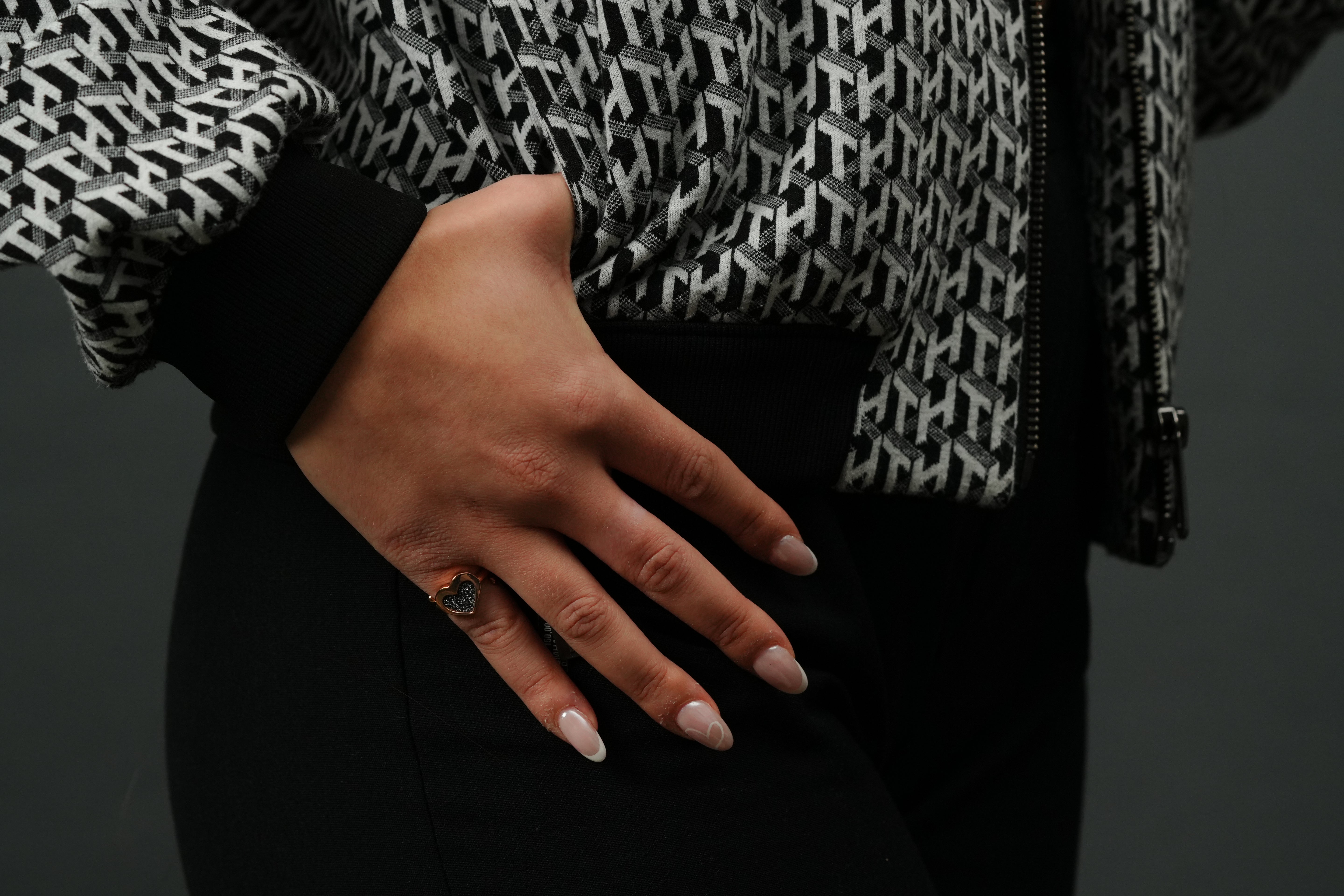 Bague en forme de cœur