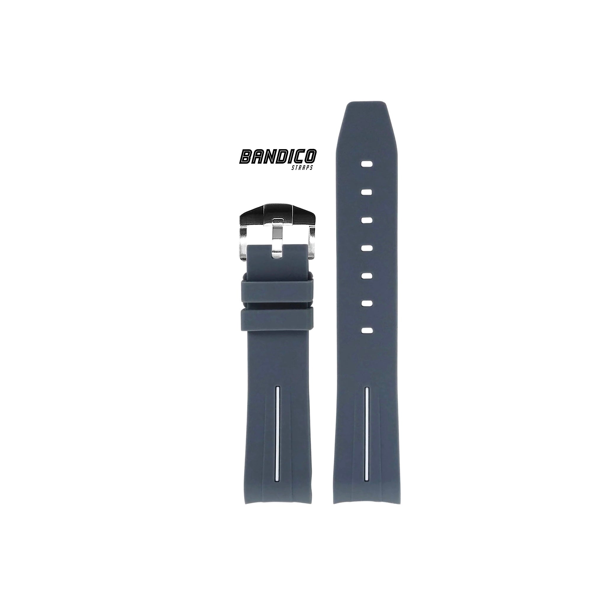 BRACELET EN CAOUTCHOUC GRIGIO II C100