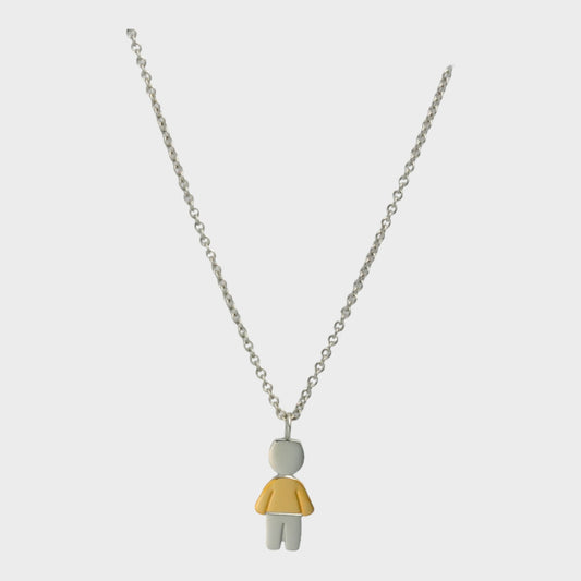 Character Boy Charm Necklace