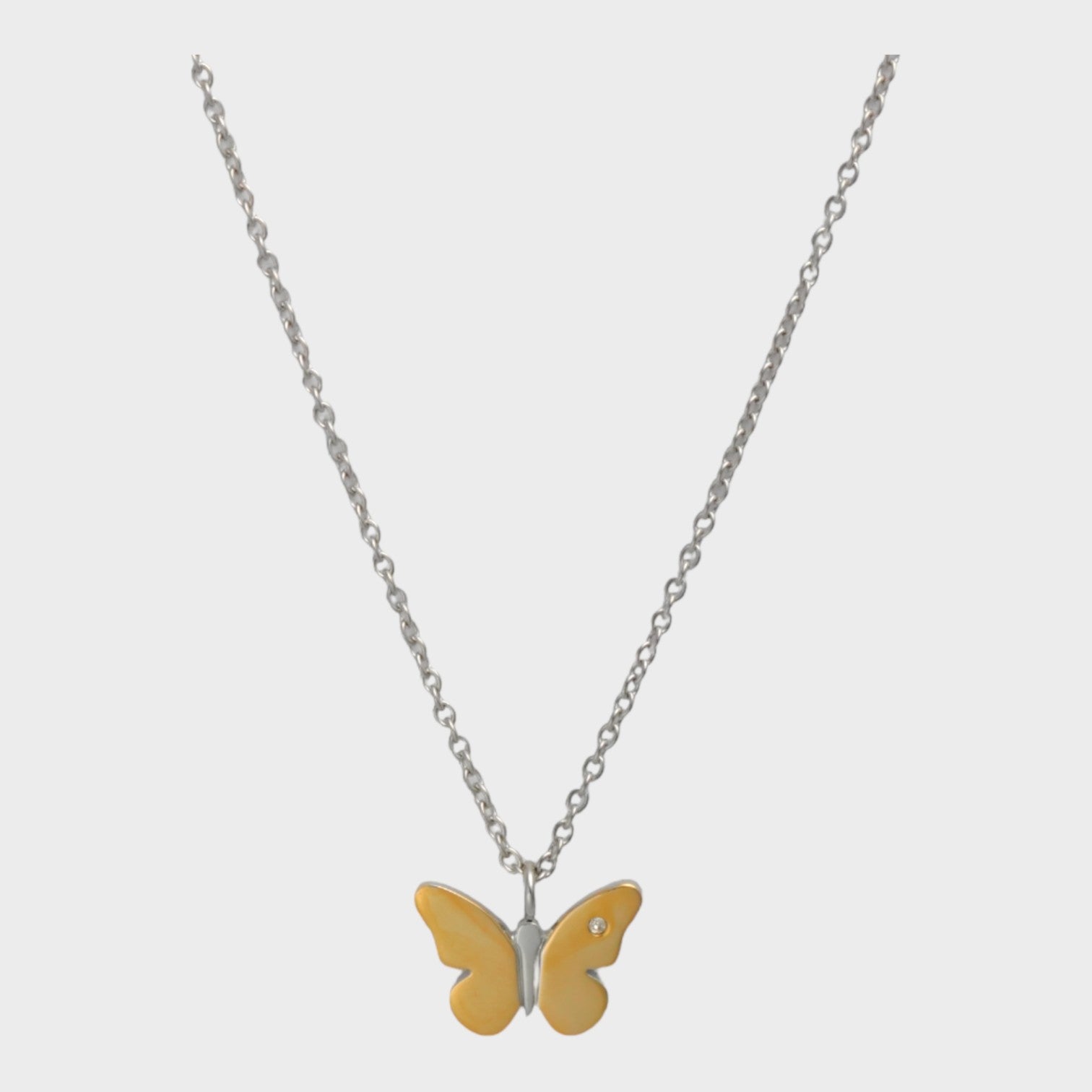 Collier à breloques papillon
