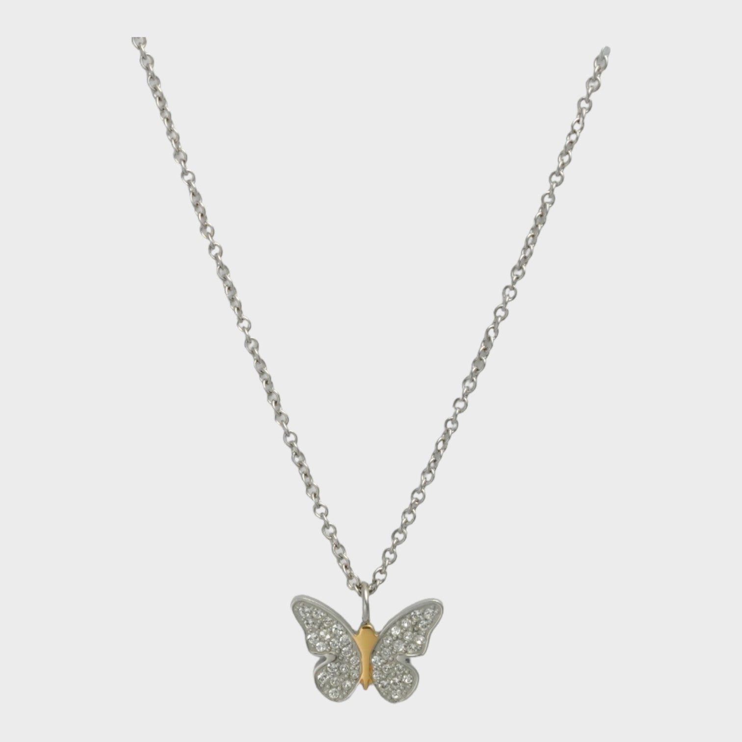 Collier à breloques papillon