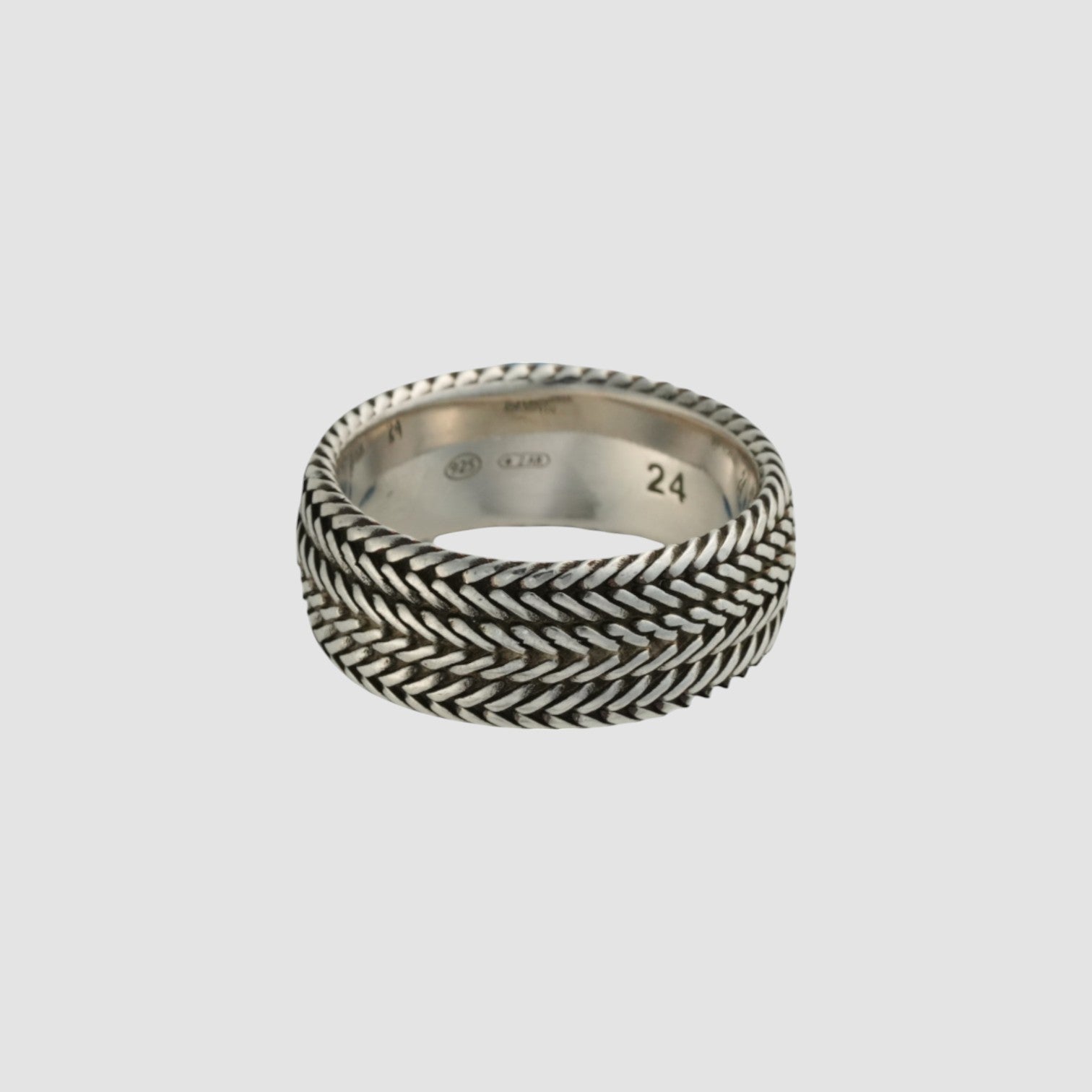Bague en argent sterling Anello Caos