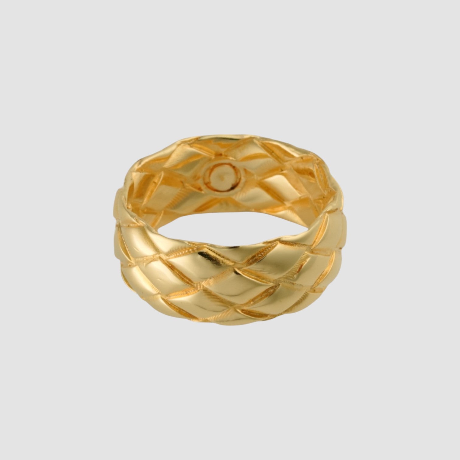 Bague à motif diamant