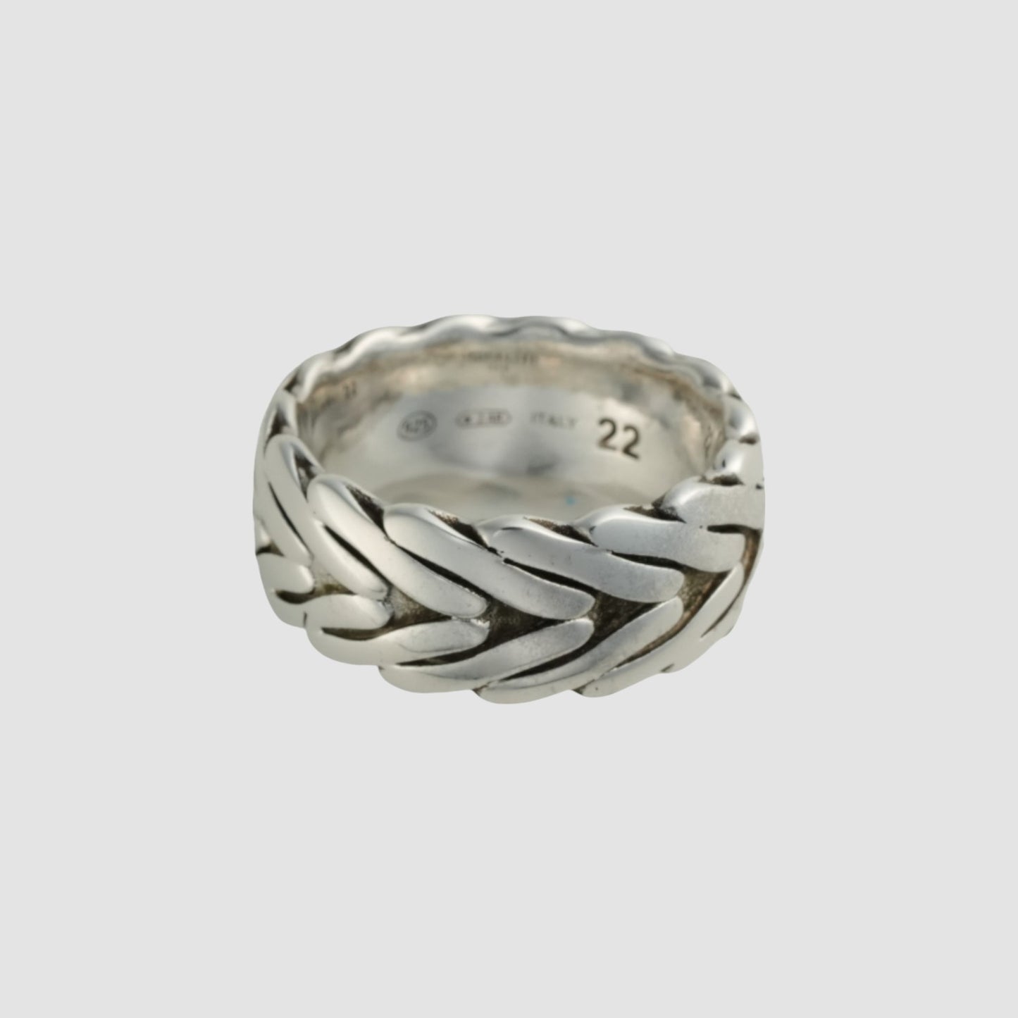 Giro Di Spiga Sterling Silver Ring