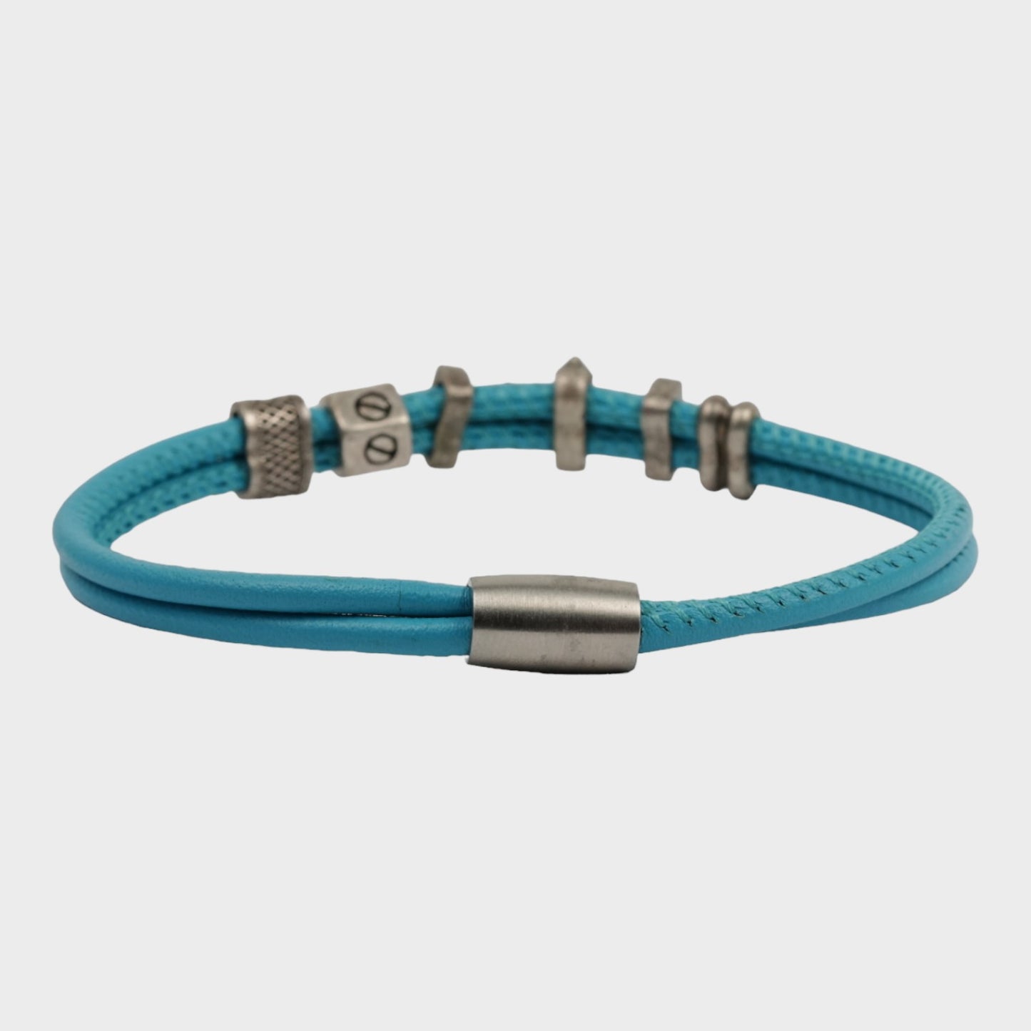 Anchor Leather Bracelet