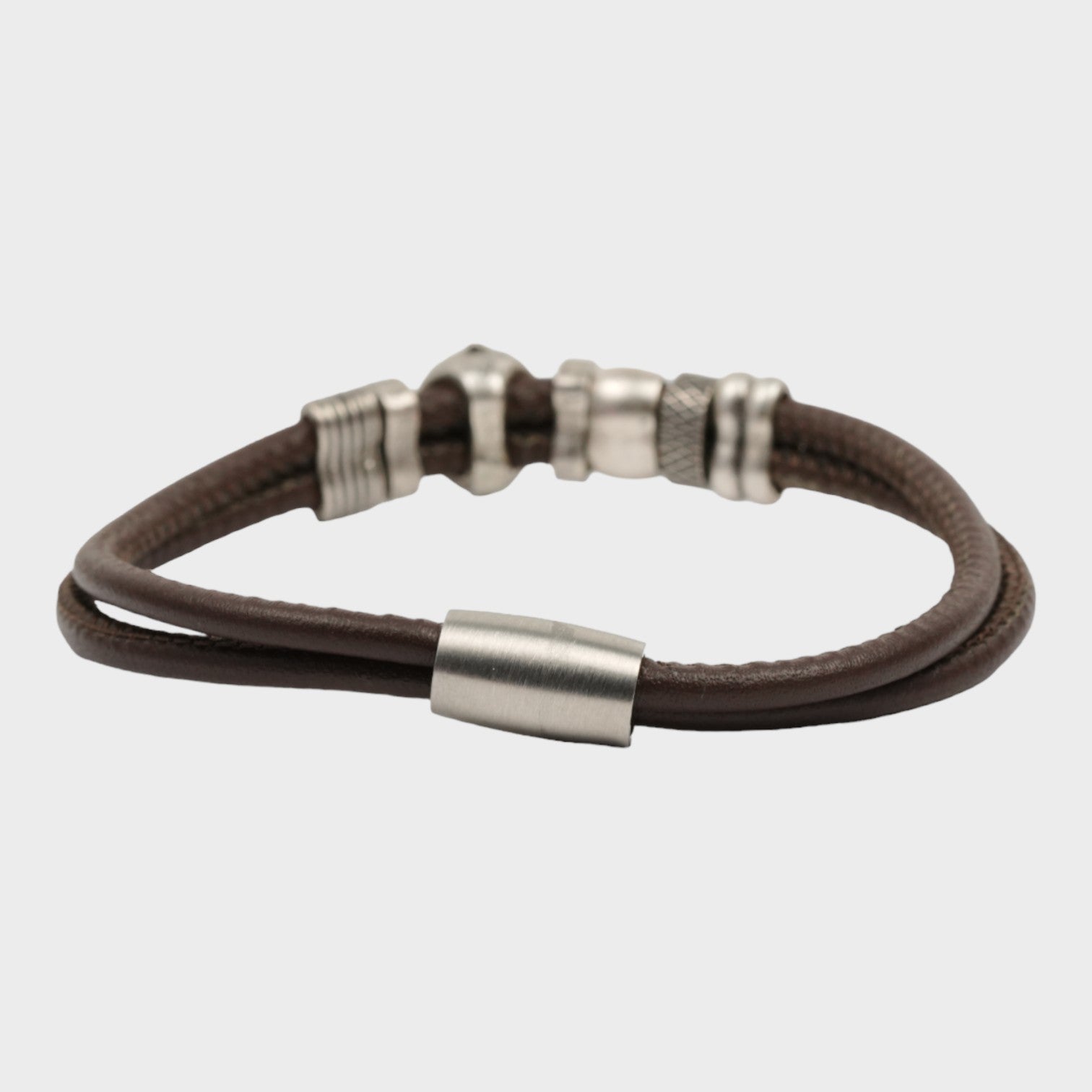 Bracelet en cuir à roue